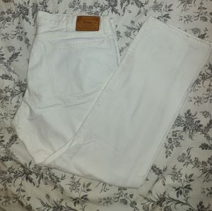 Polo Ralph Lauren Hampton Straight white jeans